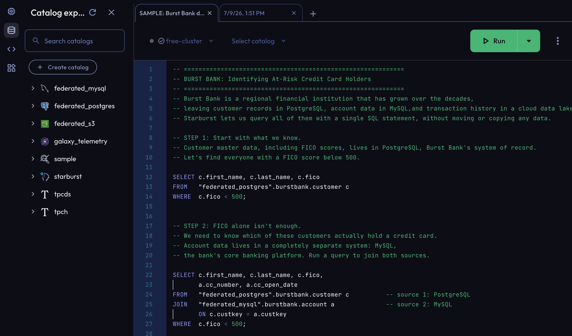 Starburst Analytics Engine