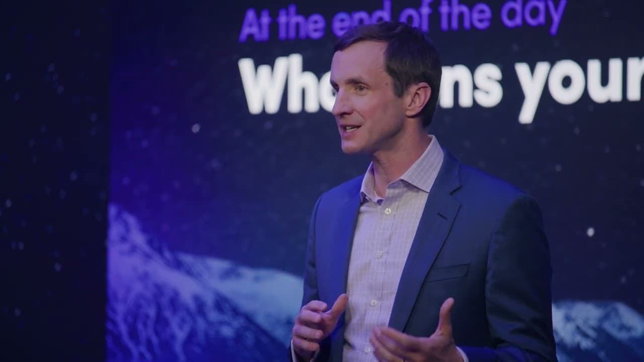 Starburst CEO speaking on stage at Launch Point 2025